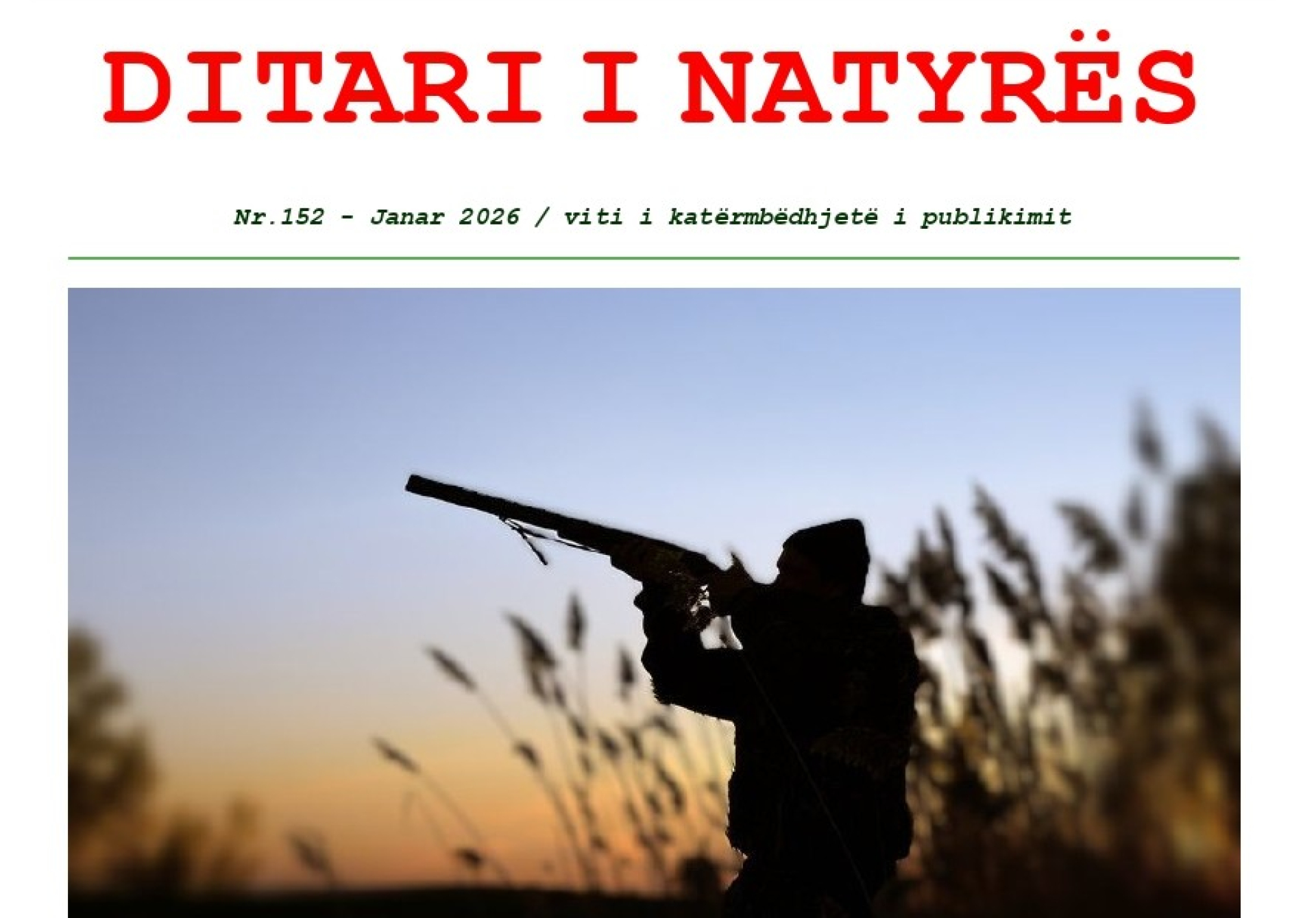 Ditari Natyrës nr.152 - Janar 2026